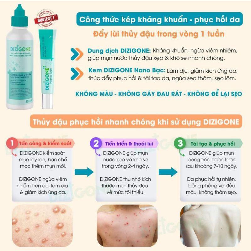 [Mua nhận quà] Kem DIZIGONE NANO BẠC - Kháng khuẩn, lành thương, ngăn ngừa sẹo, phục hồi tổn thương da mạn tính 7