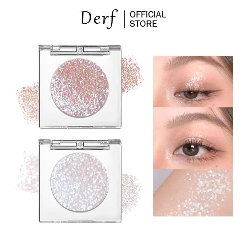Bảng Phấn Trang Điểm 2 Màu Phấn Mắt Kim Tuyến Bút Bắt Sáng Mịn Và Lung Linh Phấn Mắt
