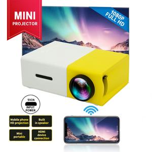 Mini Projector Mobile phone portable home theater cheap mini projector LED projector pico projector projector yg300 USB HDMI Retro Screen Cable Device Lens Space Android Adapter Audio Lcd Remote Remote Control Wired Wireless