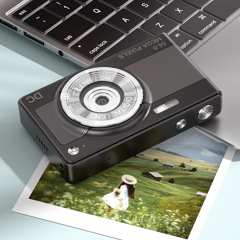 New 56.0million HD Pixel CCD Student Digital Camera AF Auto Focus 1080P Digital Camera Digital Video Camera Camcorder 2.88 Inch IPS Screen 8X Digital Zoom AF Auto Focus Anti-shake Fa 6