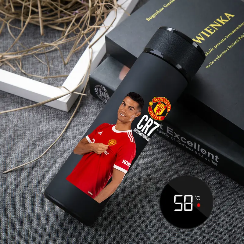 Cốc Giữ Nhiệt, Thể Thao Bóng Đá, Thép Không Gỉ 304, CR7 Cristiano Ronaldo, Cách Nhiệt, Ấm Nước Bảo Quản Lạnh, Real Madrid CF, Juventus F.C., Thiết KếQuà Tặng Bé Trai, Manchester United 2