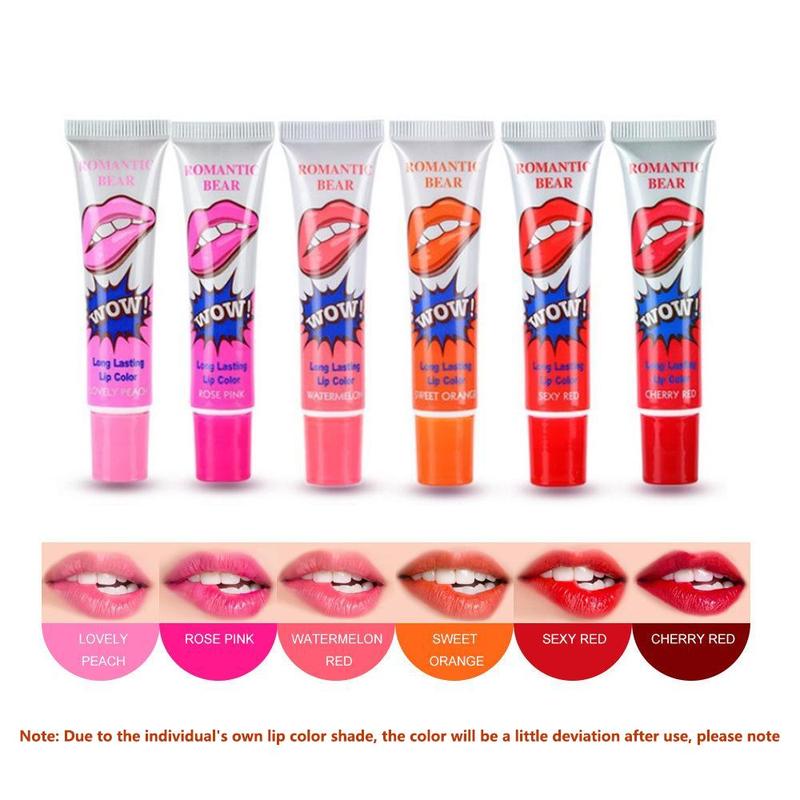 Product Introduction of 6 Color Long Lasting Peel Off Tinted Lipstick, 6 Counts/set Lip Gloss Tear Off Lip Tattoo Colored Lip Balm, Daily Lip Care Lip Moisturizer for Girls & Women, Eastenders Lipstick, Birthday Box For Girl, Christmas Gift, Summer Fridays Old Packaging Lip Balm 9