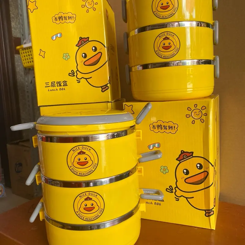 Hộp Đựng Cơm 3 Tầng Giữ Nhiệt 1