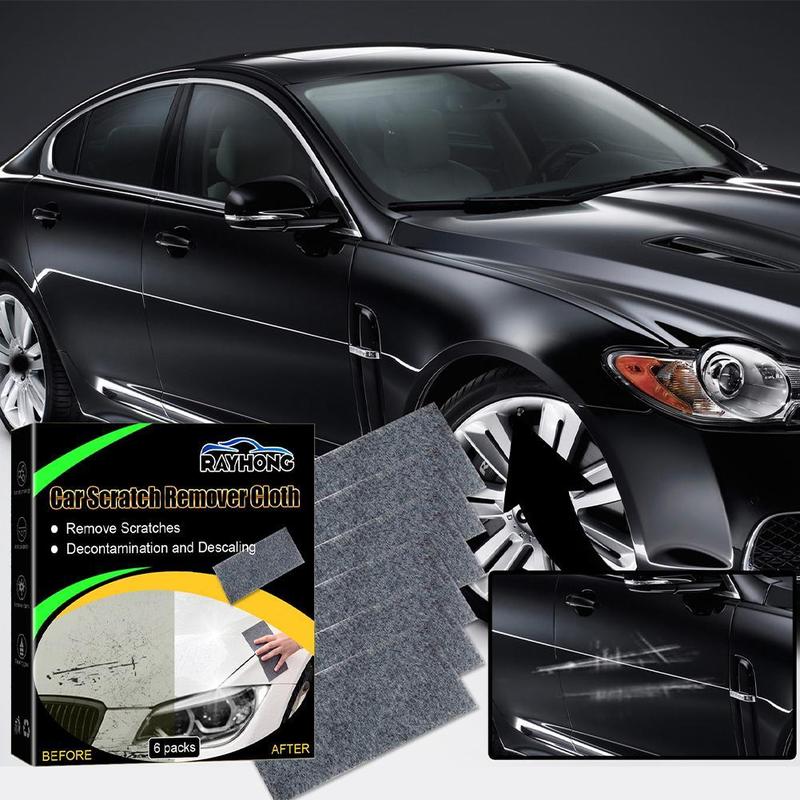 Product Introduction of 6PC Nano Car Scratch Remover Easily Repair Multifunction Cloth Restore Nano Nanosparkle D9F0 19