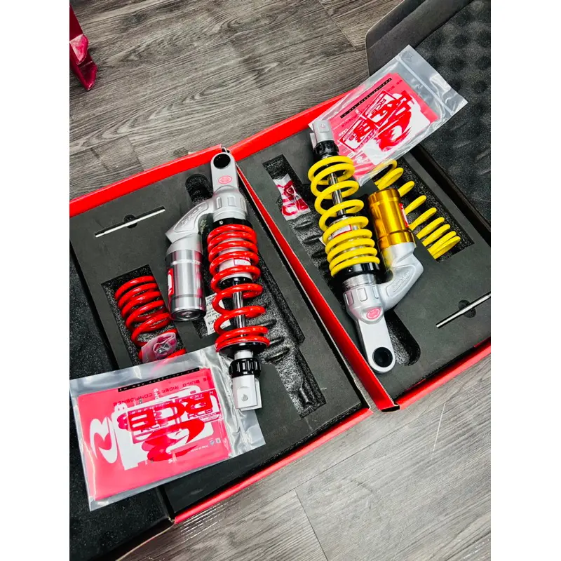 Phuộc RCB VS vario lò xo màu - 1 tăng chỉnh - lắp click vision shmode - phụ kiện thay thế phụ tùng