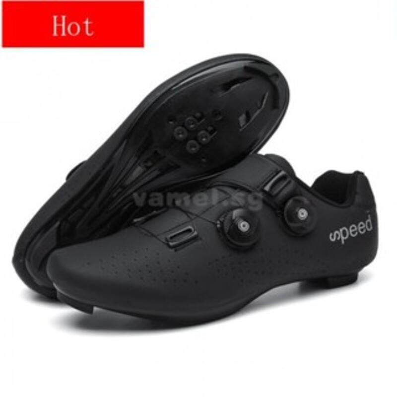 Product Introduction of New Black Cycg Men Speed Road Cleats Sports Mountain Shoe Biking Summer Bike Shoes Spd Triathlon Bicycle Riding Sneakers Self-Locking MTB Women Footwear 0