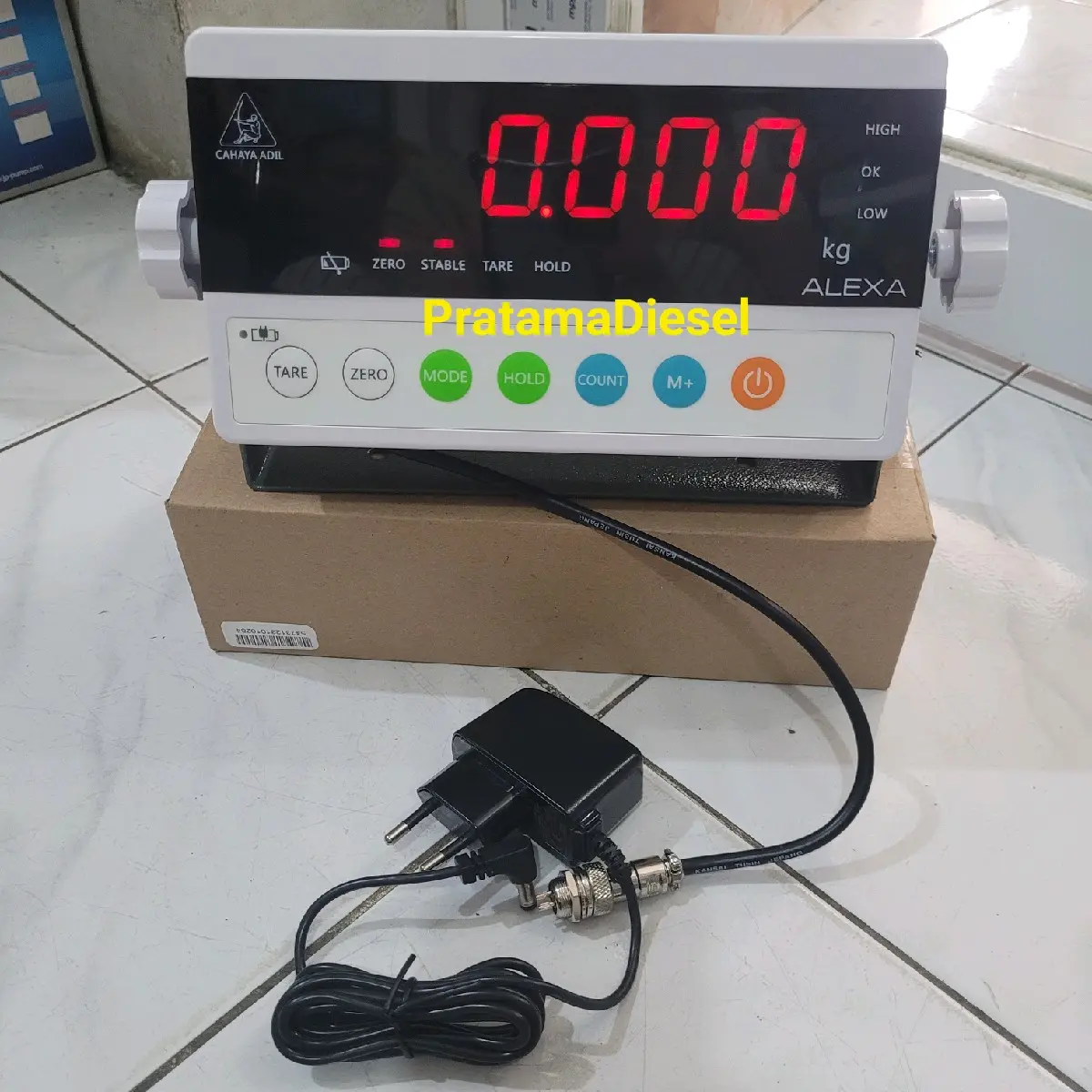 Kepala Layar Timbangan Digital ALEXA 150KG 300KG 600KG Indikator