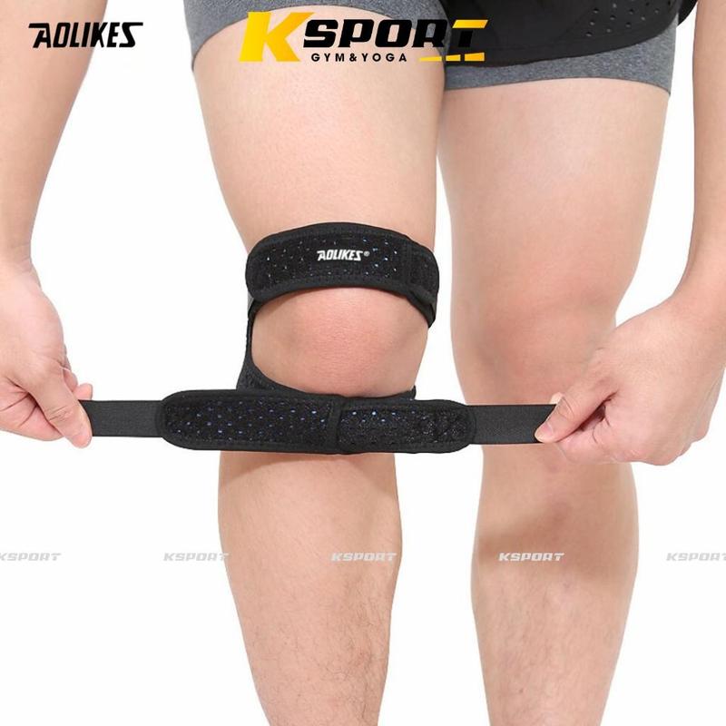  Băng Gối Thể Thao Aolikes 7928 Đai Bảo Vệ Đầu Gối Chơi Thể Thao Chạy Bộ Đạp Xe Tập Gym 