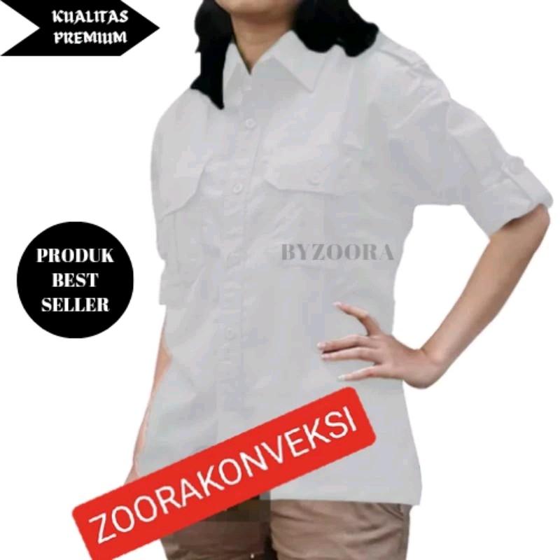 [PROMO READY] Kemeja PDL Wanita Premium Tebal Adem Kemeja Perempuan Outdoor Lapangan Hiking Lengan Panjang 6