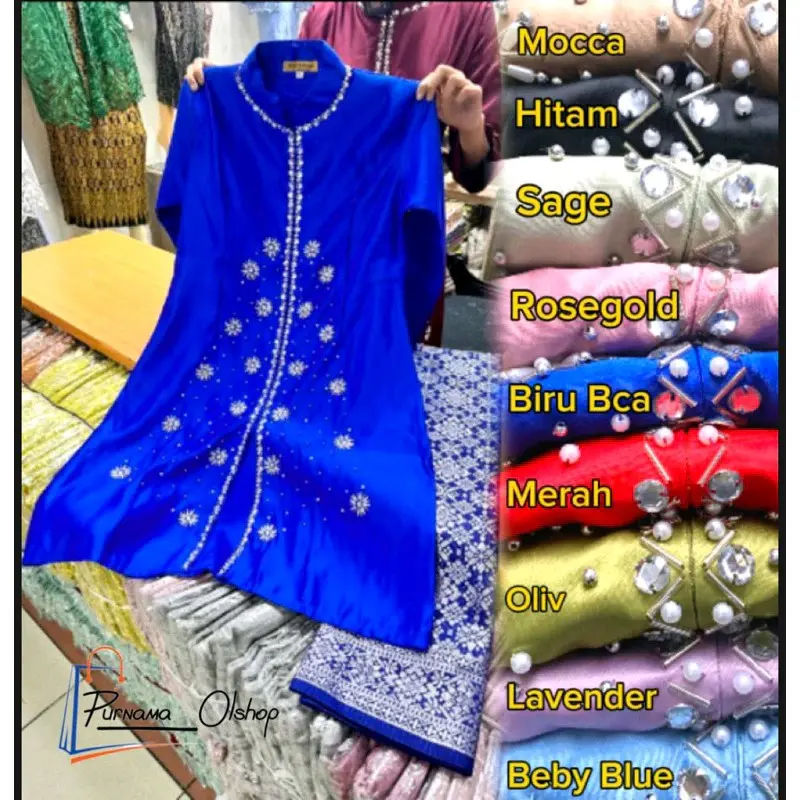 REAL PICT KEBAYA BAJU KURUNG BRIDAL PAYET (COCOK UNTUK SERAGAM PESTA) Kondangan Songket Atasan Wanita REAL PICT KEBAYA BAJU KURUNG BRIDAL PAYET (COCOK UNTUK SERAGAM PESTA) Kondangan Songket Atasan Wanita