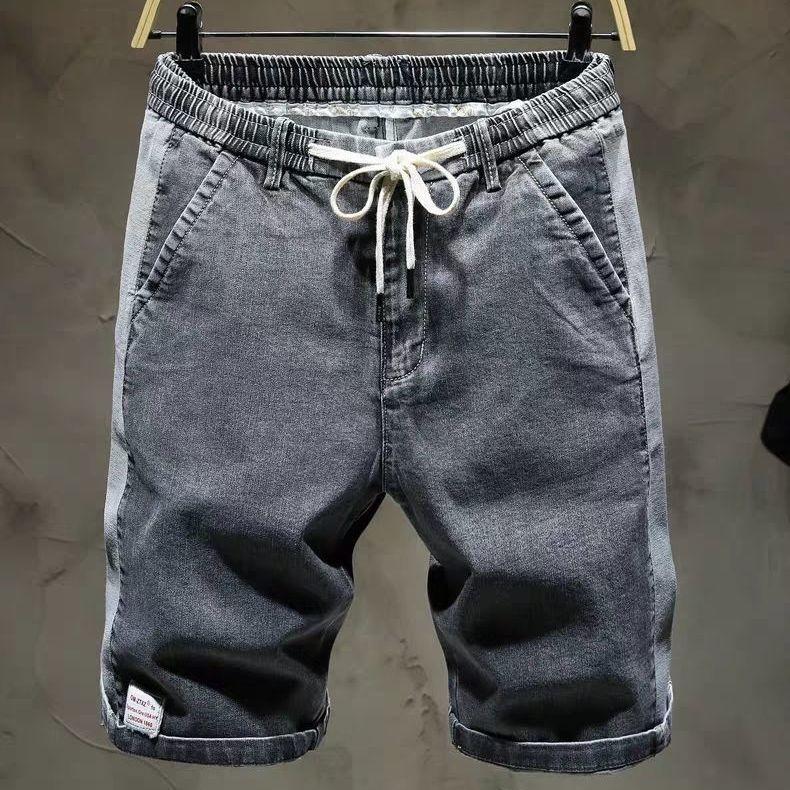Quần short nam chất jeans cao cấp - Form rộng thời trang, vải mỏng nhẹ co giãn 0
