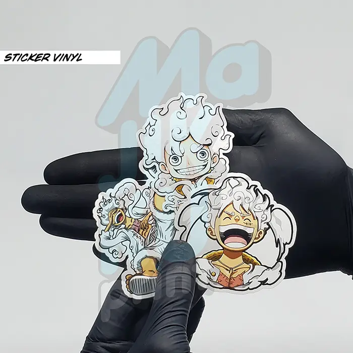 Sticker Pack Anime LUFFY GEAR 5 ONE PIECE | Vinyl 1