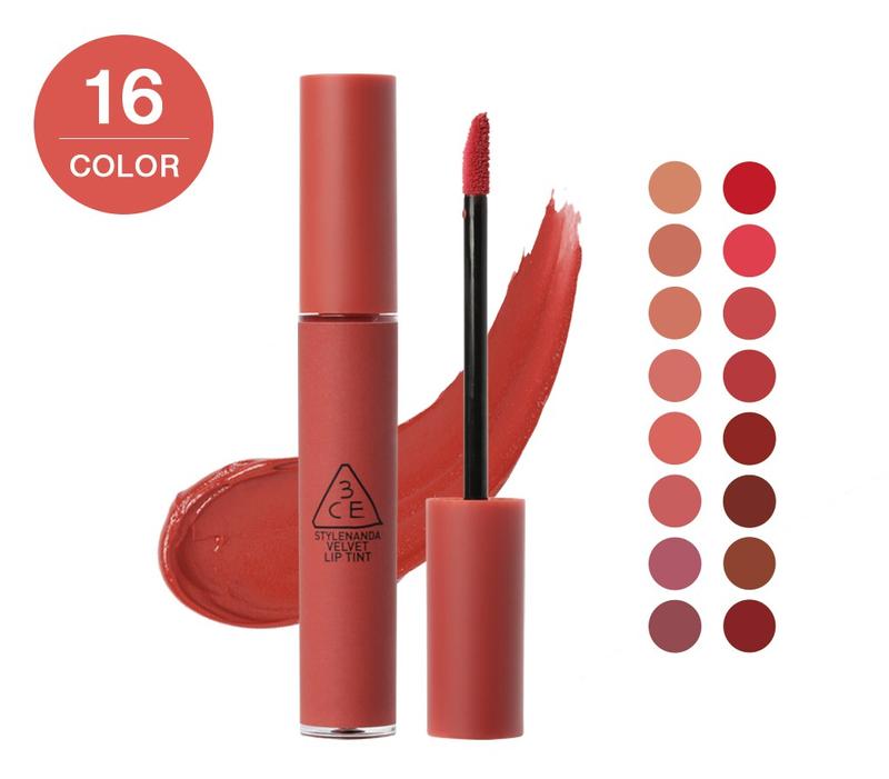 3CE x Hannah - Son kem lì nhung mịn 3CE Velvet Lip Tint 4g