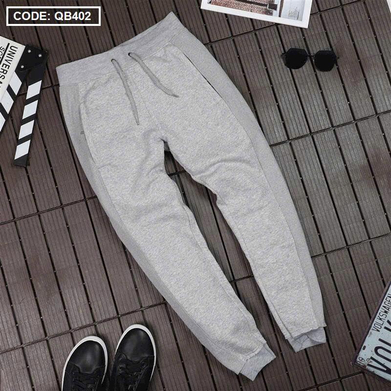 Quần thun dài nam vải nỉ ngoại cao cấp Menswear Pants Đen 3