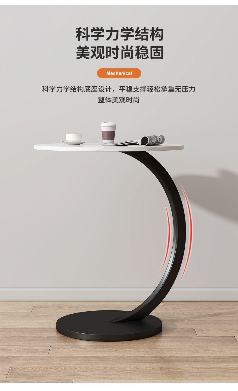 Product Introduction of Bàn Bên Ghế Sofa, Phòng Khách Bàn Cà Phê Đầu Giường Phòng Ngủ, Giá Để Đồ Hai Lớp, Bàn Góc Tròn Đơn Giản, Bàn Nhỏ Đầu Giường, Kích Thước Vượt Quá 99% Cùng Kiểu, [Điểm Xếp Hạng Tuyệt Vời] 6