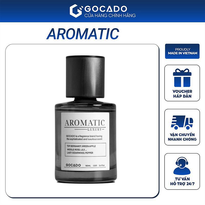 Nước Hoa Ô TÔ AROMATIC Cao Cấp, Khử Mùi - Chống Say Xe, Hương Hoa Cỏ Kết Hợp Gỗ Thơm, Dung Tích 160ML