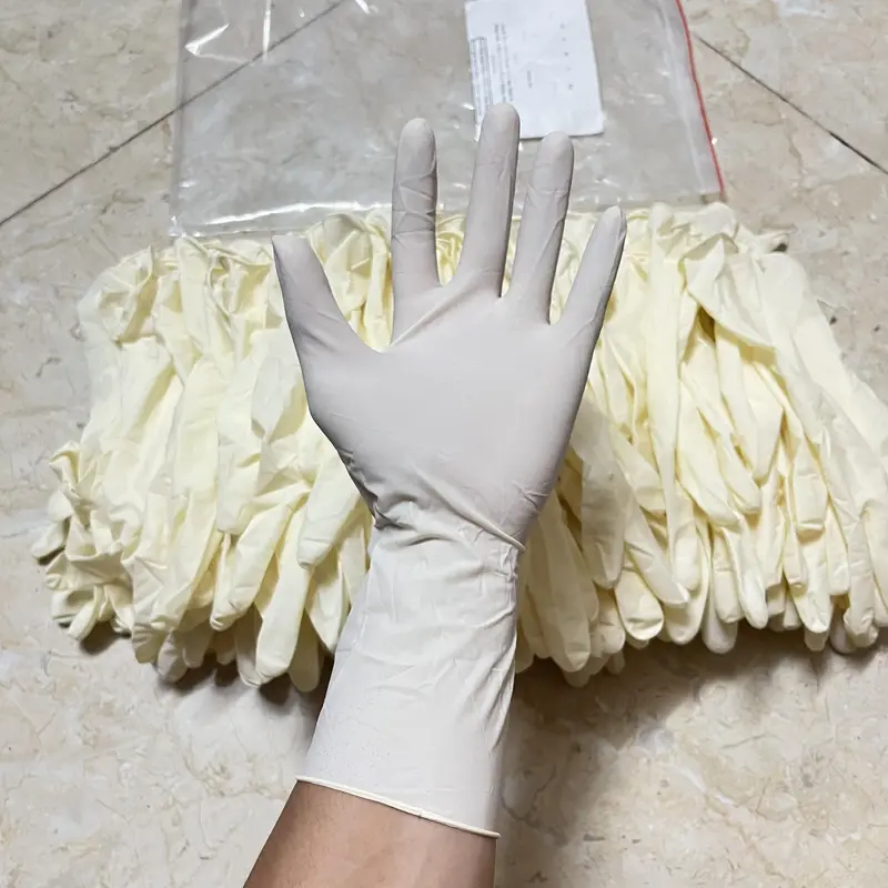 Túi Găng Tay Cao Su Cổ Dài 30cm Ôm Tay - Túi 500g - Túi 1000g - Găng Tay Cao Su Cổ Dài Co Dãn Tốt Làm Thẩm Mỹ, Vệ Sinh, Làm Vườn Đa Năng găng tay vệ sinh Rửa Bát Chống Nước 6