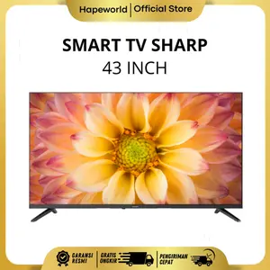 LED TV SHARP 43 INCH 2K GOOGLE TV - GARANSI RESMI 2T-C43GH3000I