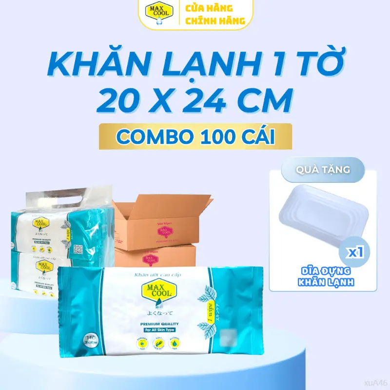 Giấy mềm như mây trời - Chạm một lần là yêu ngay từ đầu 100 Khăn lạnh 1 tờ vải bi dày dặn 20x24cm có hương Max Cool nhà hàng, quán ăn, khách sạn, du lịch bảng  mắt  tone  ấm  phấn  mona nước  tẩy  trang  b5  son  lì  neutral romand  06 sonduongmoi comau