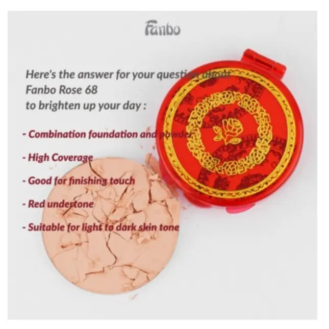 Fanbo Classic Rose 68 Compact Powder 2