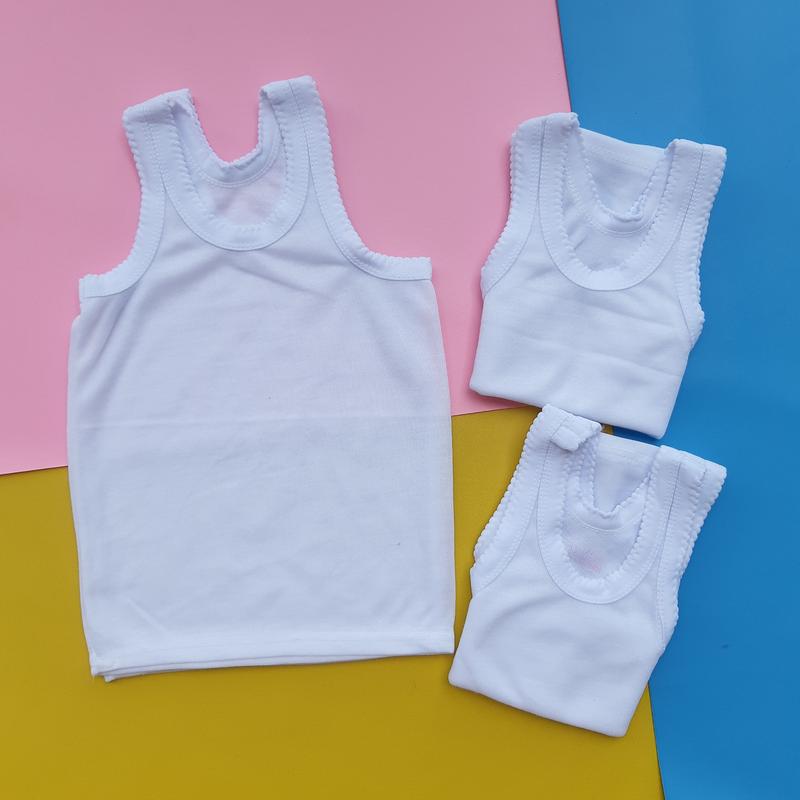12 Pcs Kaos Dalam Anak Singlet Anak dan Kaos Dalam Polos 0