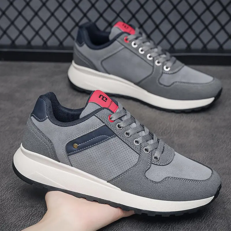 PANARYBODY Sepatu Pria Model Baru Warna Abu abu Sneakers Cowok Ringan Nyaman Sol Anti Slip QN8086 6