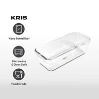 Gambar AZKO Kris 1.5 ltr Loyang Kaca Tray Adonan Beling Wadah Panggang Kue Cetakan Keik Glass Baking Tray Perlengkapan Masak dari AZKO ID Kota Mojokerto 3 Tokopedia