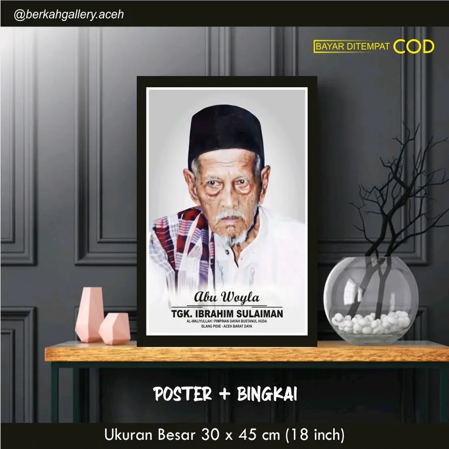 POSTER ULAMA ACEH / ABU WOYLA Kertas