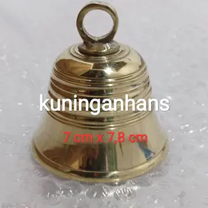 lonceng pagar rumah / pintu rumah diameter 7 cm tinggi 7,8 cm / lonceng hewan sapi nyaring