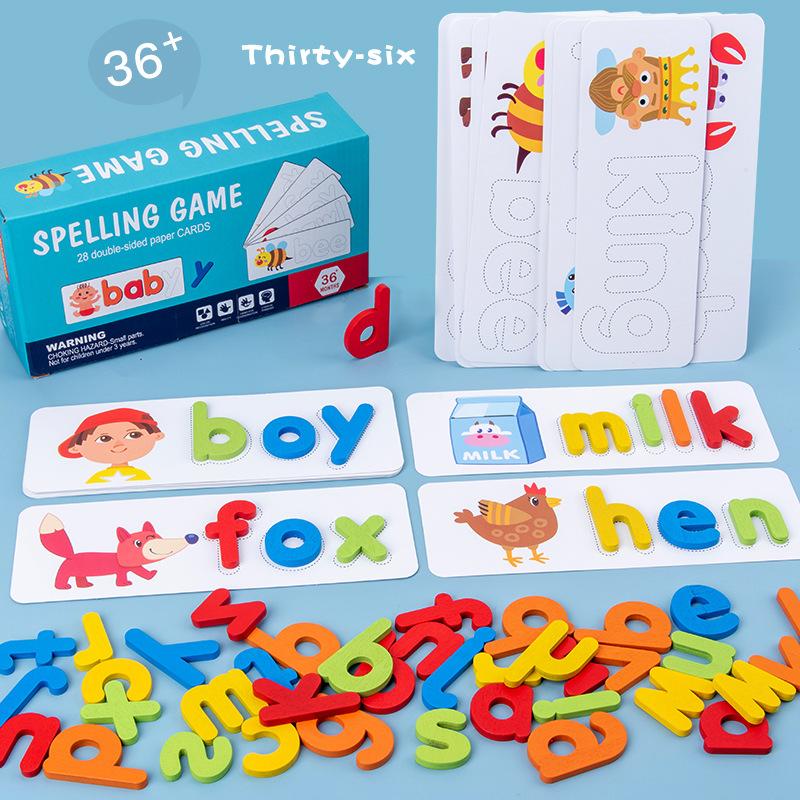 Interactive Letter Learning Toy – Visual Words Flashcards Alphabet ...