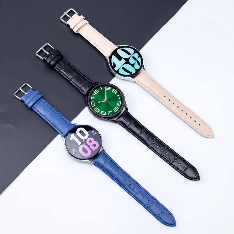 Dây đeo đồng Đồng Hồ, Dây da, Kích thước phổ thông (12mm, 14mm, 16mm, 18mm, 20mm, 22mm, 24mm), Khóa ghim thép, Chất lượng cao, Thắt lưng đeo tay, Vòng đeo tay 3