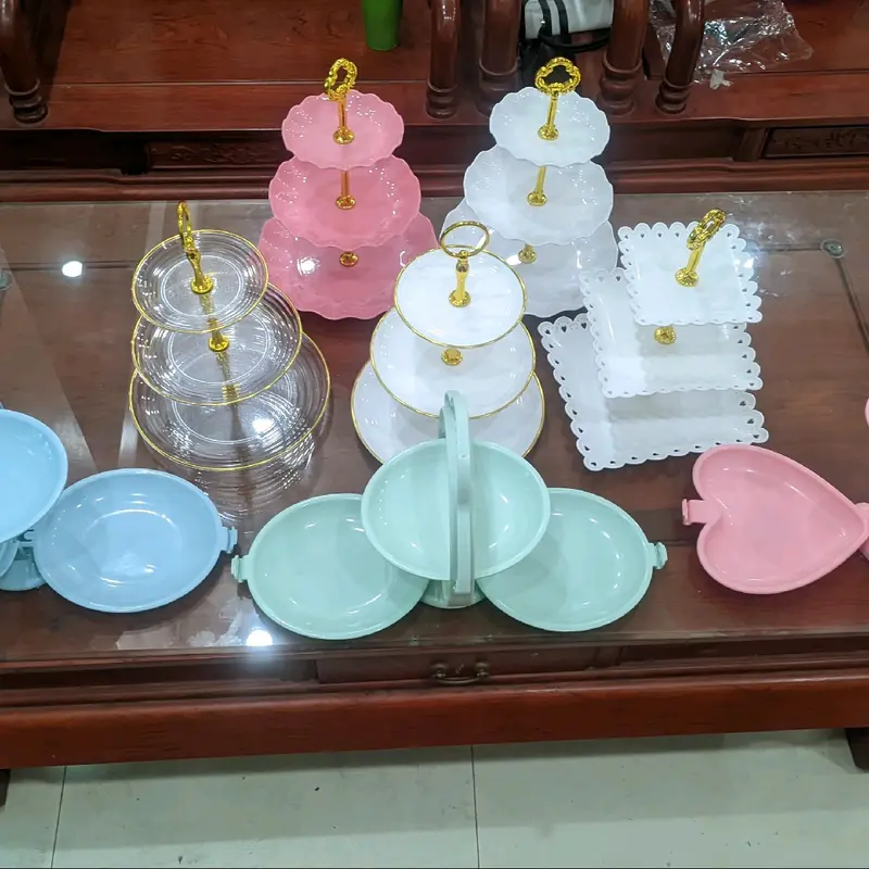 Khay kẹo 3 tầng 5