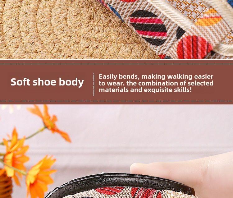 Product Introduction of New Breathable Cloth Shoes Beanie Soft Bottom Non-Slip Pedal Lazy Casual Pumps Shallow Mouth Footwear Girl 11