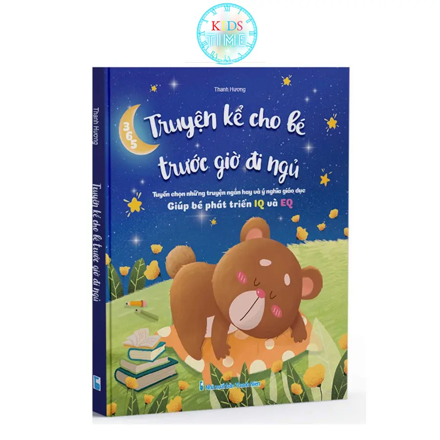 Sách 365 Truyện Kể Cho Bé Trước Giờ Đi Ngủ Giúp Bé Phát Triển IQ & EQ