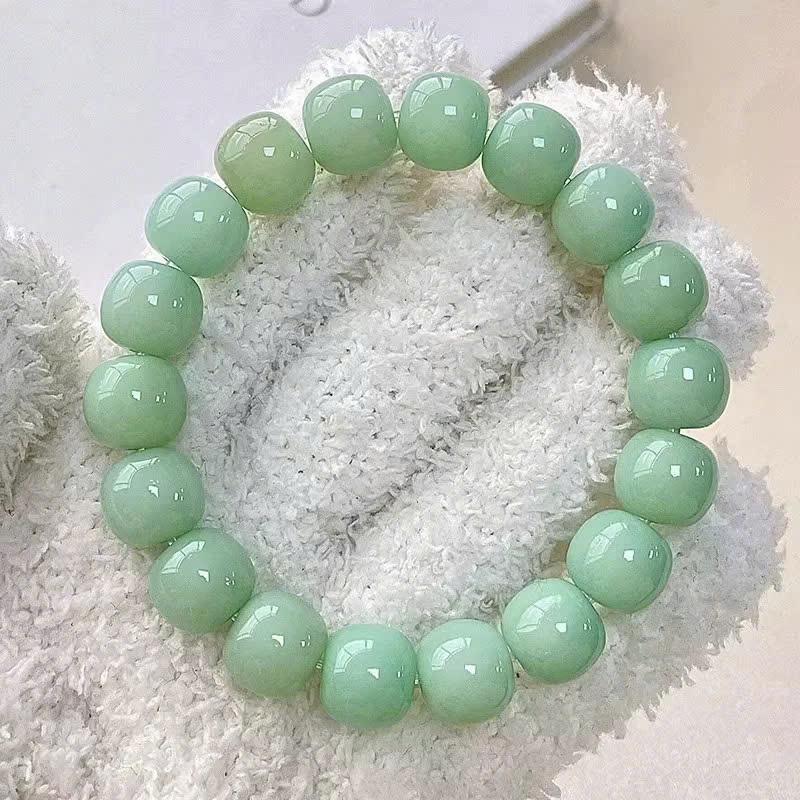 Chuỗi vòng đeo tay hạt bồ đề trơn size 10 ly màu sắc tự nhiên mang đến bình an, may mắn- TÂM BỒ ĐỀ [ quà tăng trong live] 4