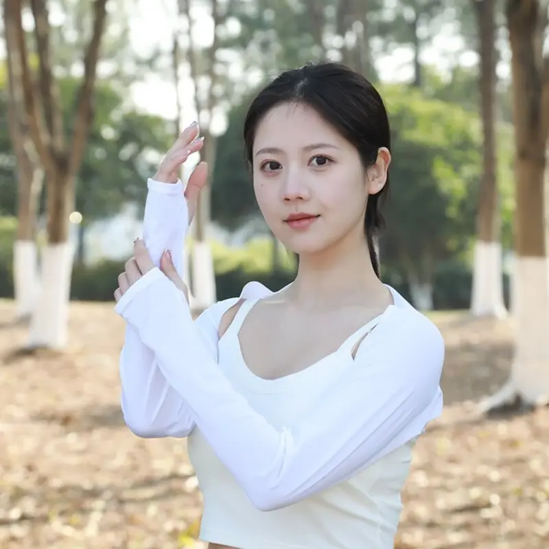 Áo Sơ Mi Điều Hòa Không Khí, Tay Áo Raglan, Che Cánh Tay, Chống Nắng, Kimono, Áo Cardigan, Khăn Choàng Nữ Và Bé Gái, Chống Tia UV, Đạp Xe, Golf, Thể Thao, Tay Áo Mở Cho Mùa Hè 7
