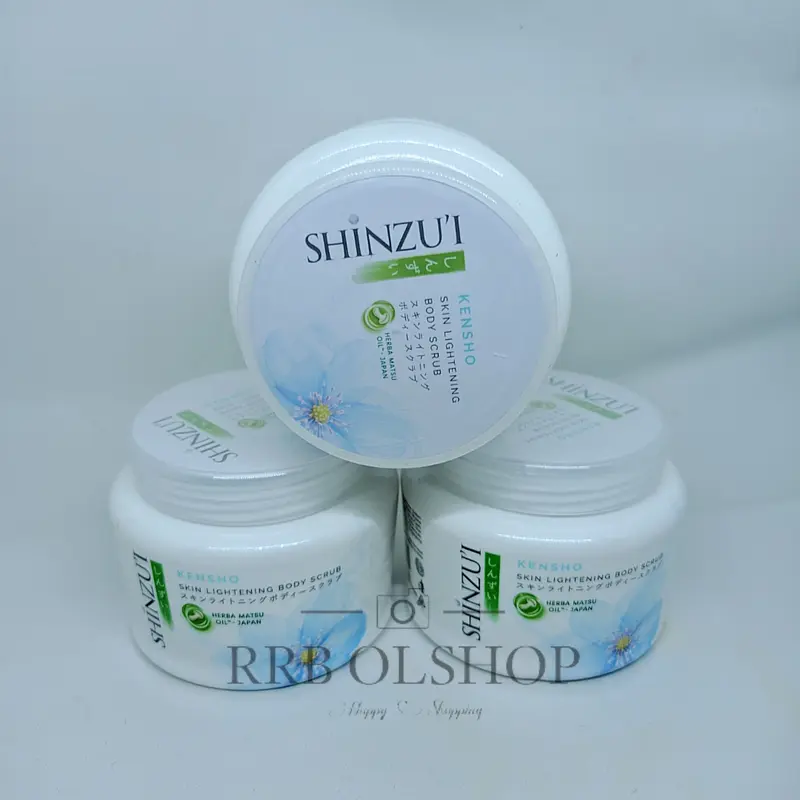 PAKET 6 IN 1 SHINZUI WHITENING - Body Scrub 110GR - Body Lotion 100ML - Glow Spa 130 ml - Body Cleanser 225 ml - Body Cleanser Refill 180ml - Sabun Batang 3