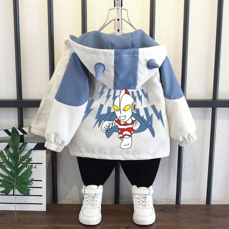 ÁO KHOÁC GIÓ LÓT NỈ CHO BÉ IN HÌNH SIÊU NHÂN Ultraman CỰC ĐẸP cản gió cản nước hiệu quả. Xu Hướng Phong Cách Hàn Quốc Bộ Sưu Tập Mới Năm 2024 áo  khoác 