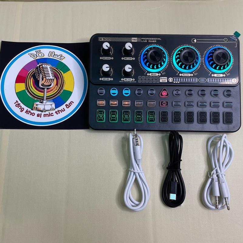 Sound Card K900 Âm Thanh Sống Động Bluetooth Hiệu Ứng Vui Nhộn Giả Giọng