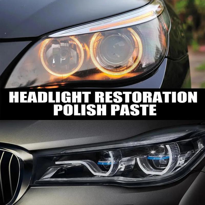 Product Introduction of Car Headlight Repair Paste Scratch Cleaning Increases Car Polishing Headlight Brightness Cleaning Accessories Wax Renovatio H5L6 15