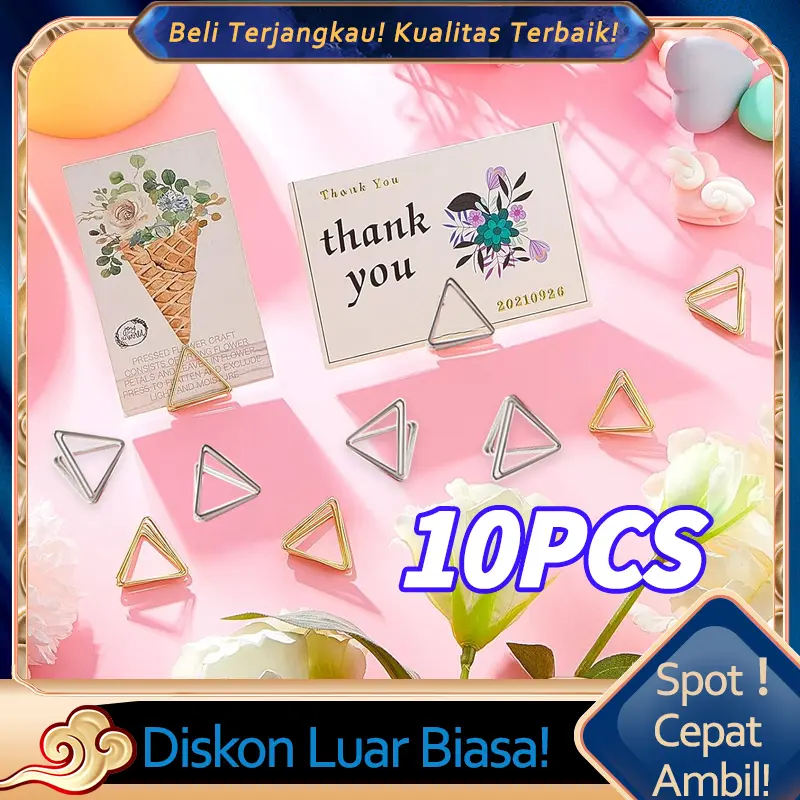 Tiang Nomor Meja 10pcs Menu Stand Table Number Stick Card Holder Name Card Holder