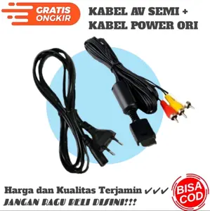 Kabel AV Semi + Kabel Power Ori PLAYSTATION / Av semi/ Power ori Accessories
