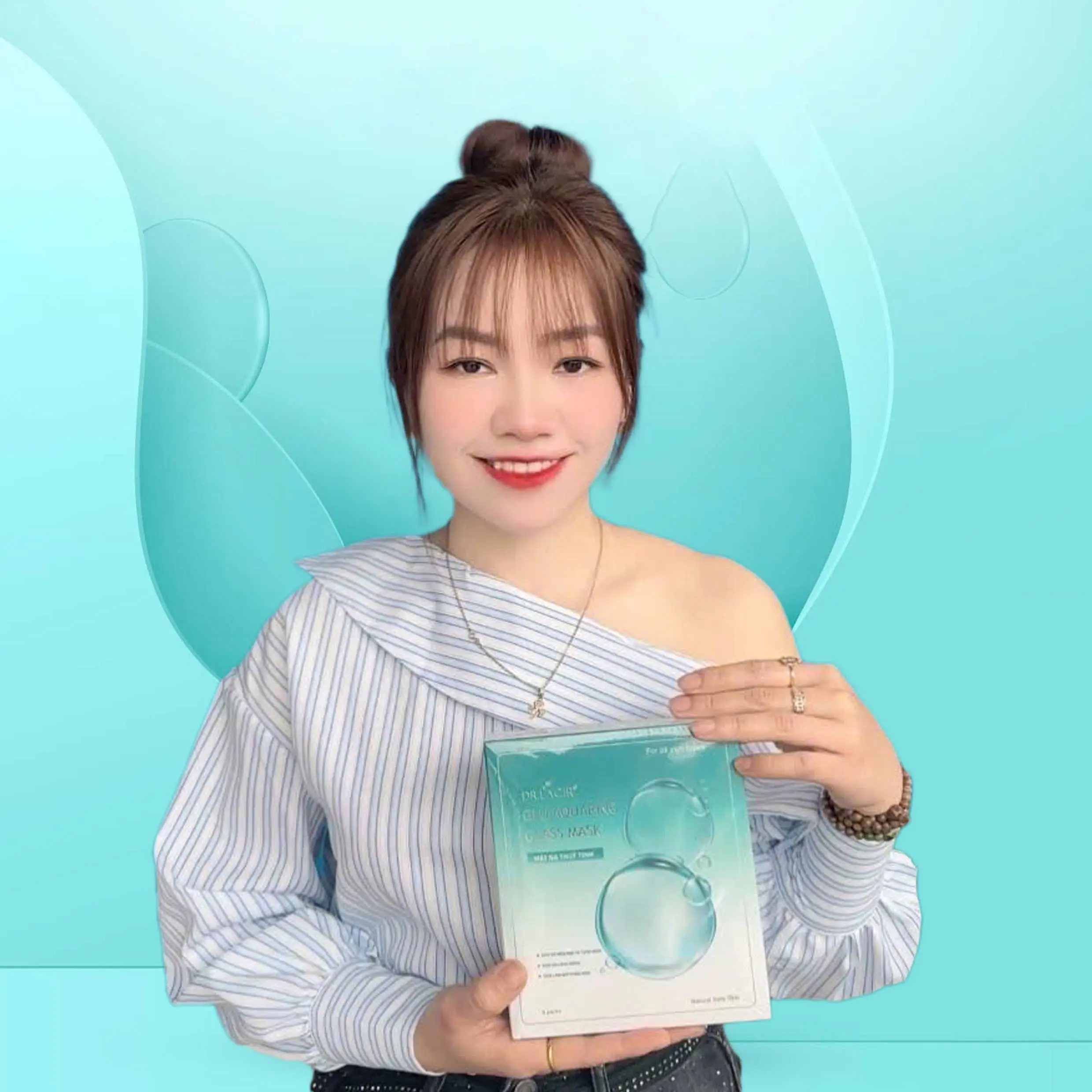[3 MIẾNG] Mặt nạ thuỷ tinh căng bóng giúp làn da tươi sáng, rạng ngời - Skincare Nữ
