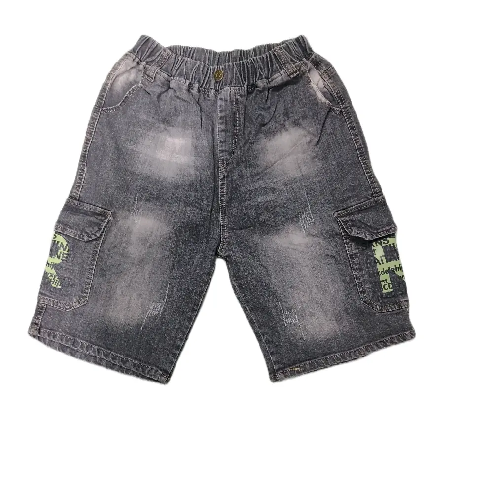 quần sọt jeans dành cho bé trai ,30kg đến 65 kg chất liệu co giản túi hộp