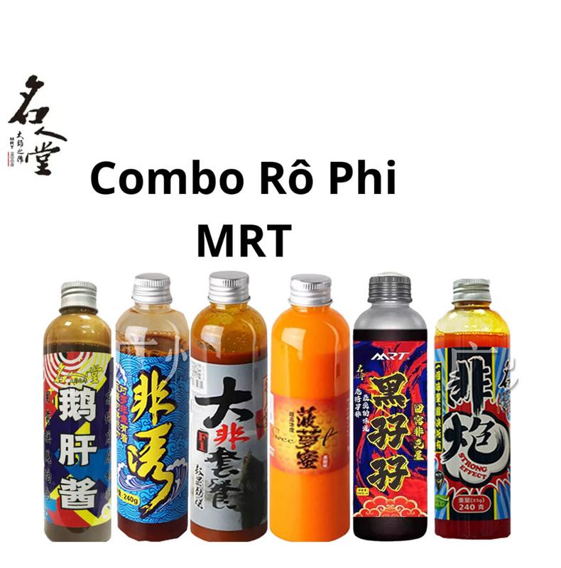 MRT Combo 6 chai - Mồi Câu Cá  Rô Phi MRT Siêu Nhậy 6 chai Đi Câu Cá rô phi  diêu hồng, fishing mồi câu rô phi siêu nhạy Bắt Cá