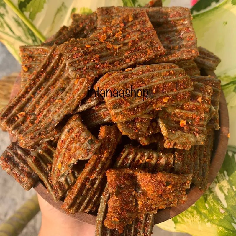 Kerupuk jengkol pedas daun jeruk 100gr 1