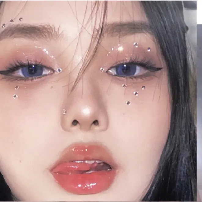 Đá đính mặt trang điểm/makeup bling bling tấm 240 hạt 6