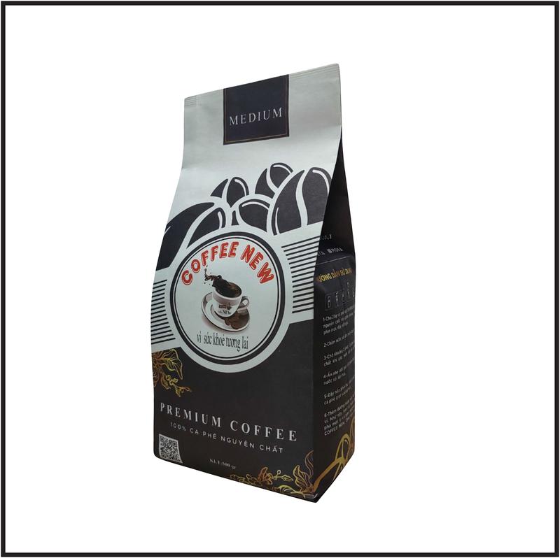 Cà phê Robusta PREMIUM ROBUSTA - Rang Mộc - Pha Phin hoặc Pha Máy - 250g, 500g Hạt & Xay 1
