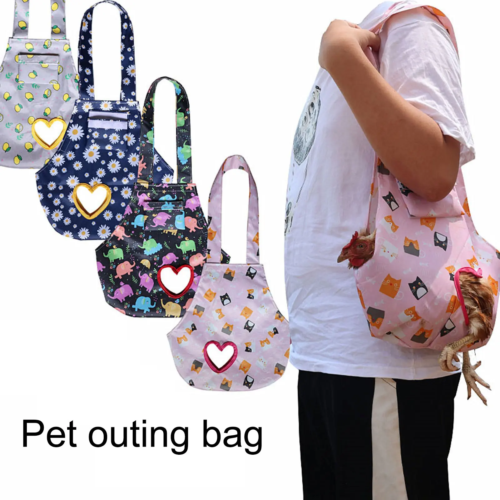 Chicken Holder Bag Poultry Transport Bag Chicken Leg Holder Hand Bag Hen Sling Carry Bag for Hen Rooster Poultry Travel Hiking