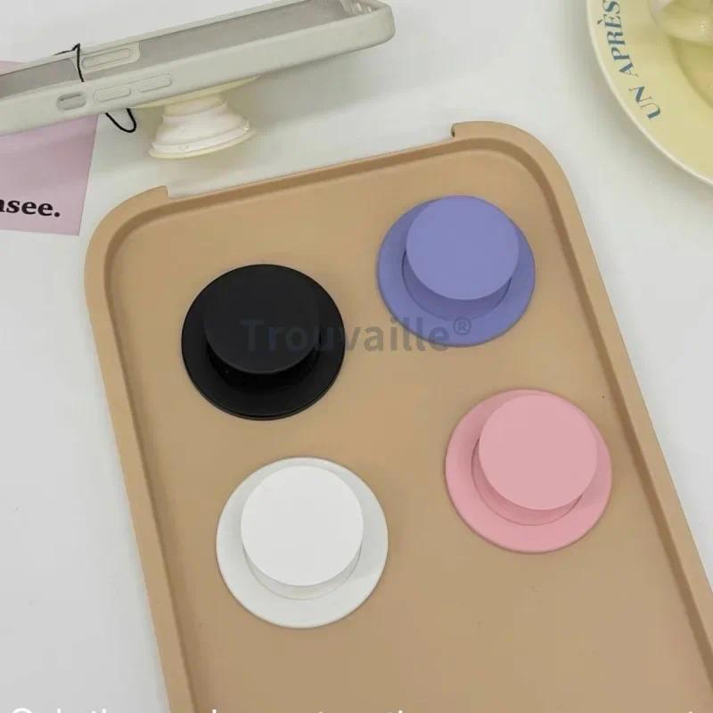 Product Introduction of Trouvaille Solid Candy Color Magsafe Phone Grip Tok Griptoks Cellphone Bracket Mobile Stand Holder Cute for Girls Finger Ring 7